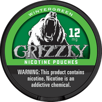 Grizzly Wintergreen Nicotine Pouches (5-Can Roll)