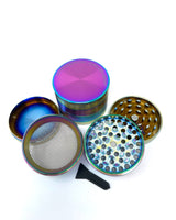 2.3" Chromium Crusher Rainbow 4 piece Grinder - HQD Tech Store
