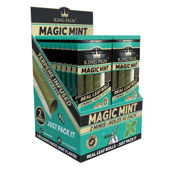 Magic Mint King Palm Mini Pre Rolls - HQD Tech Store