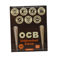 OCB Virgin Unbleached Cones