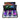 Grinder Gr168 55rb 4 Parts Rainbow Drum Style 55mm