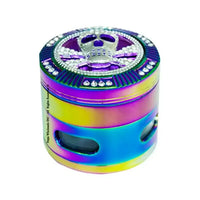 Grinder Gr158 63wrb 4 Parts Rainbow Color 3d Pattern 63mm